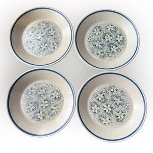 Lenox Temper-Ware Dewdrops Floral Salad Plates – Set of 4